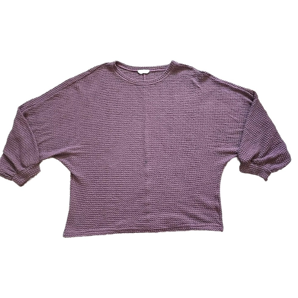 Altar'd State Purple Mauve Relaxed Pullover Sweater Women's Size M L